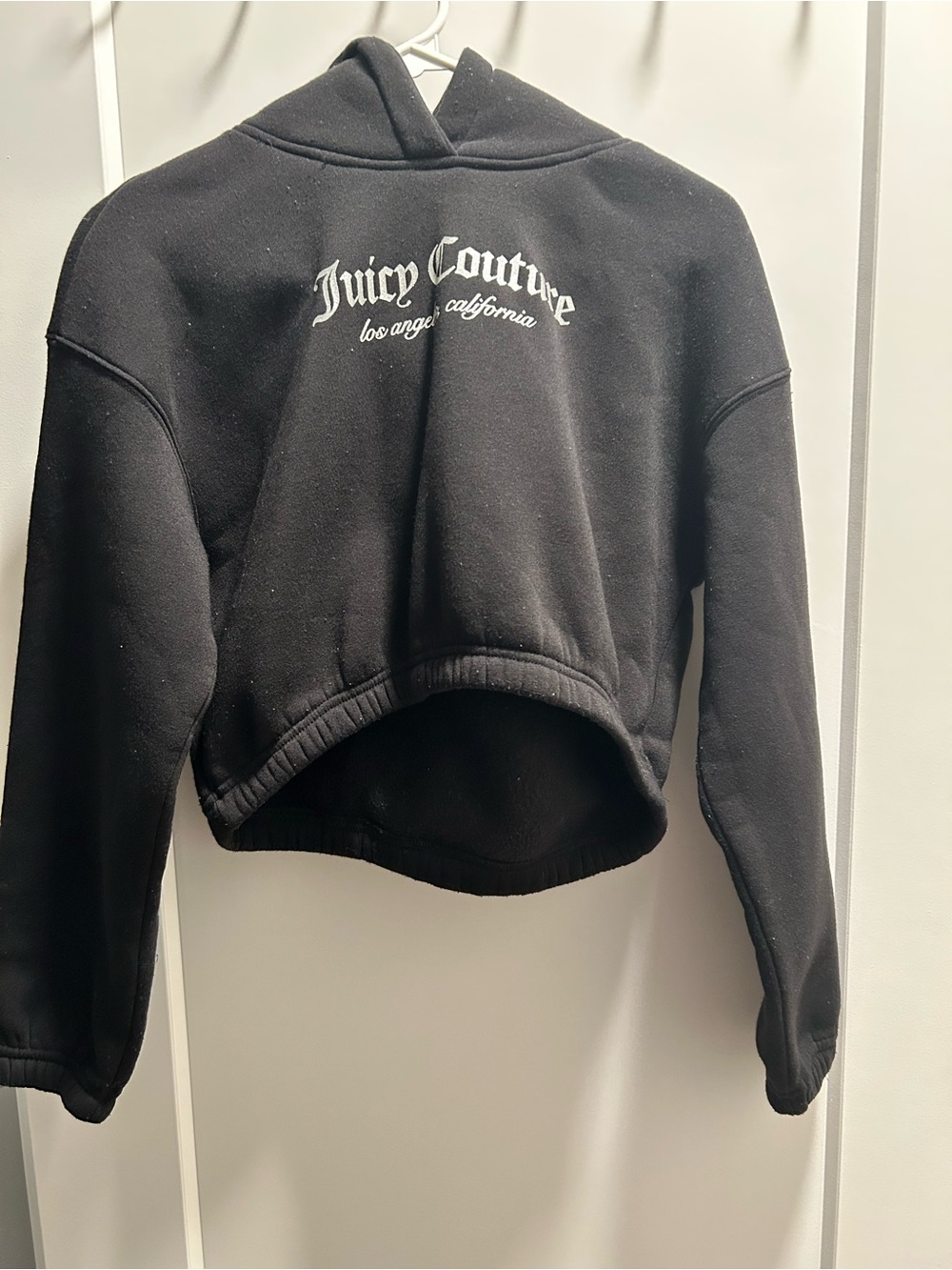 Juicy Couture Black Hoodie with White Logo